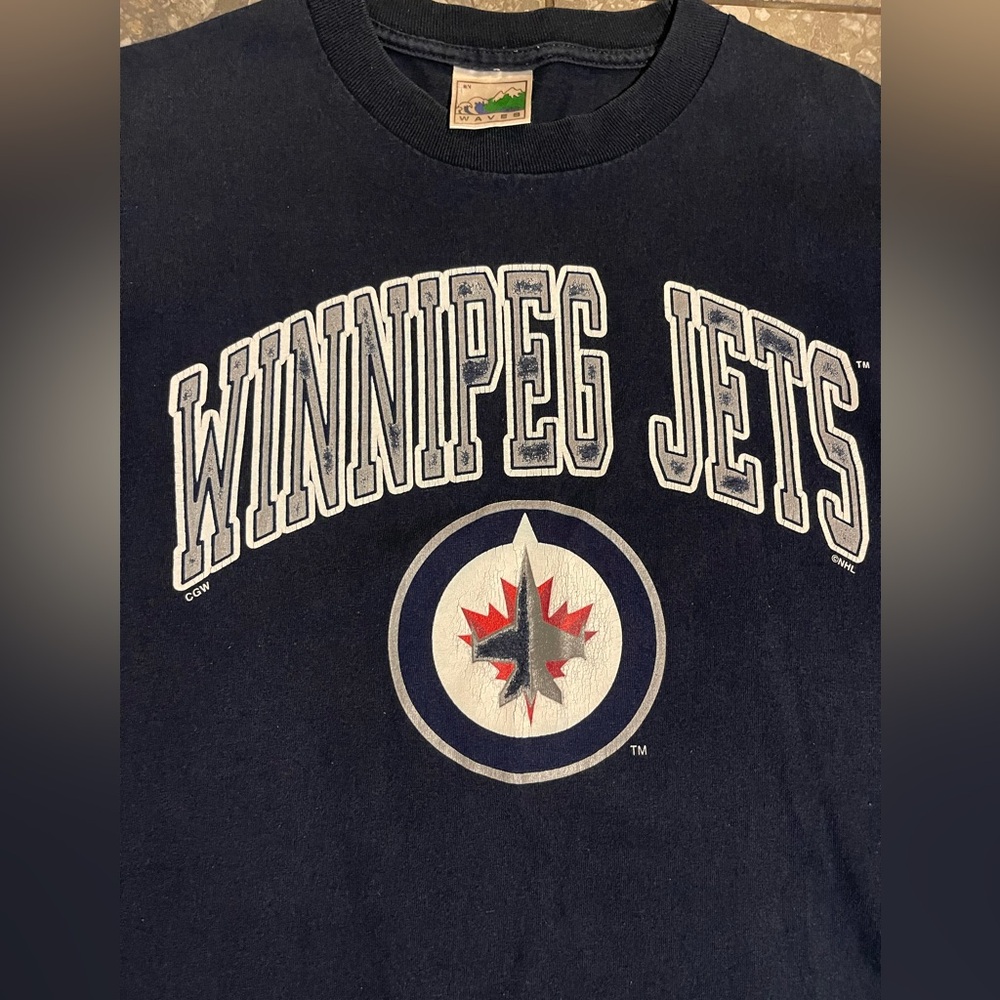Winnipeg Jets Vintage Shirt Medium